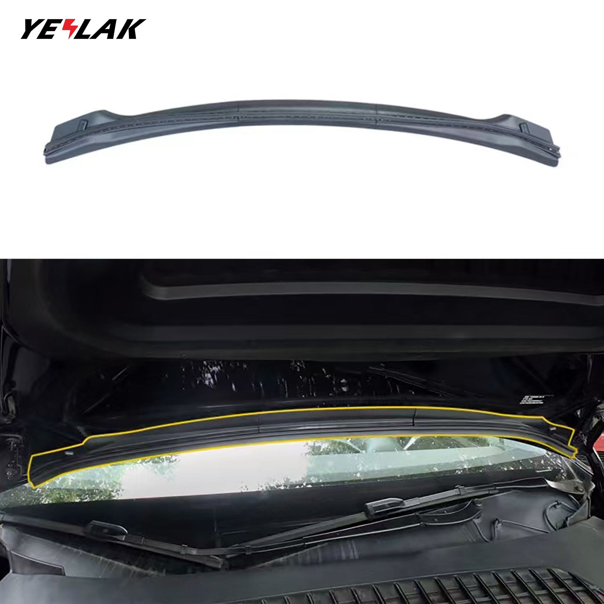 Front Trunk Weather Rubber Seal For Tesla Model Y-Vehicle Parts & Accessories-Teego