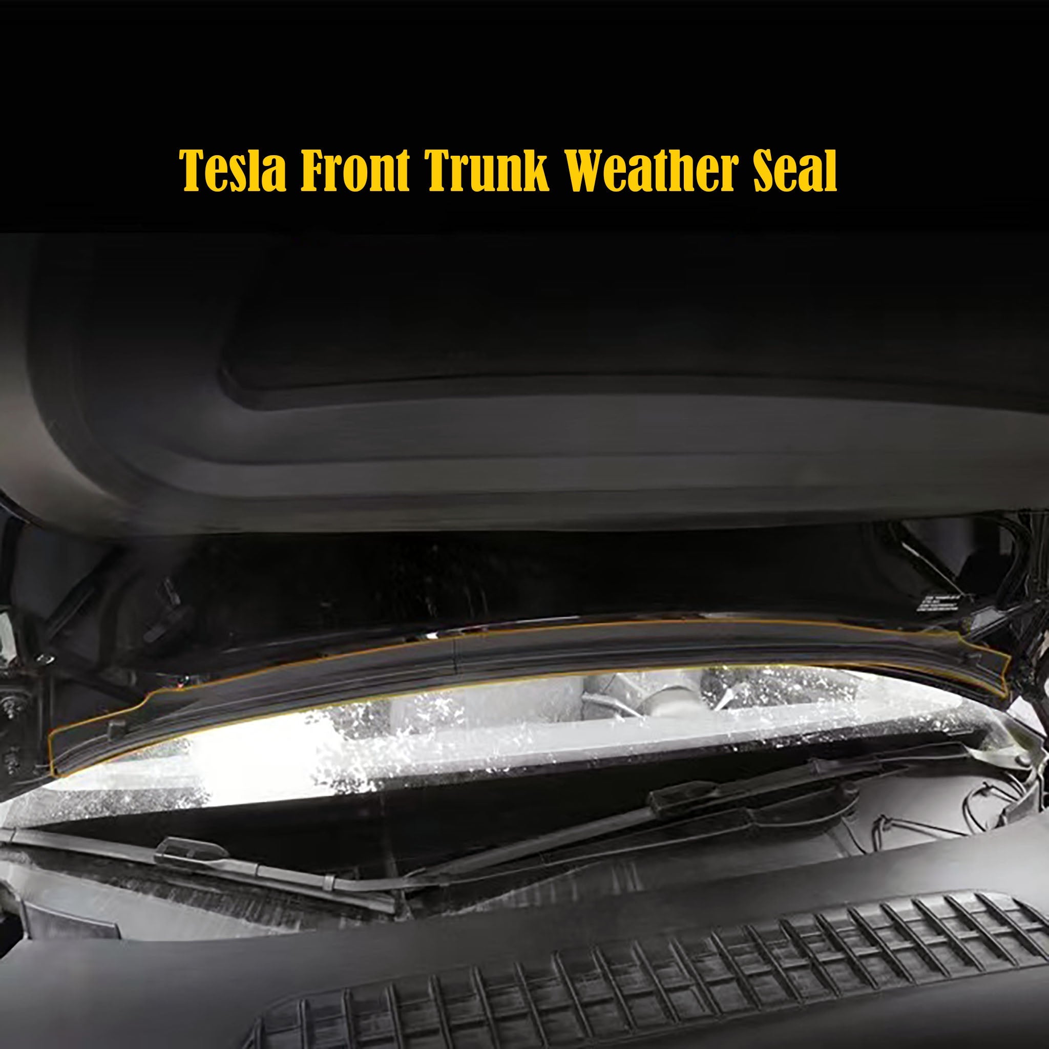 Front Trunk Weather Rubber Seal For Tesla Model Y-Vehicle Parts & Accessories-Teego