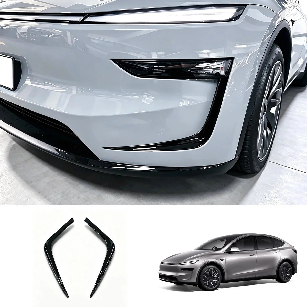 Front Bumper Air Vent Trim for Tesla Model Y Juniper 2025+/Model Y L 2026+