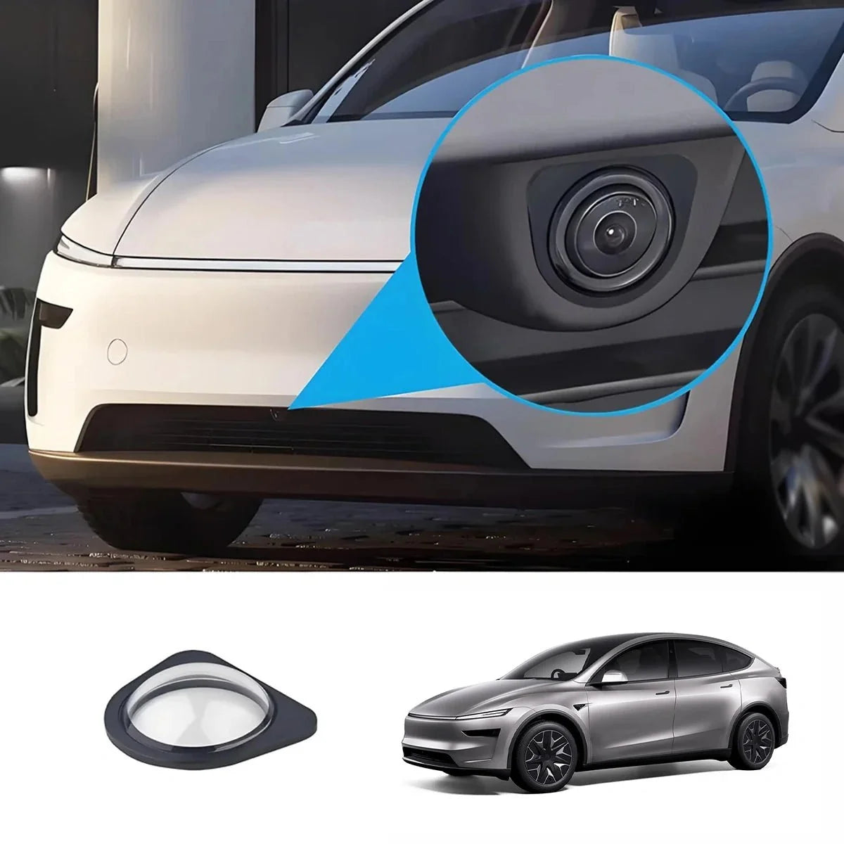 Front Camera Lens Guard Protective Cover for Tesla Model Y L 2026+