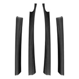 Front & Rear Carbon Fiber Upper Door Panel Covers for 2024+ Model 3 (4 Pcs) - Twill weave