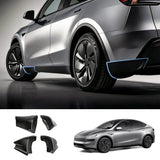 Front & Rear Mud Flap Corner Guards for Tesla Model Y 2020+ / Model Y L 2026+