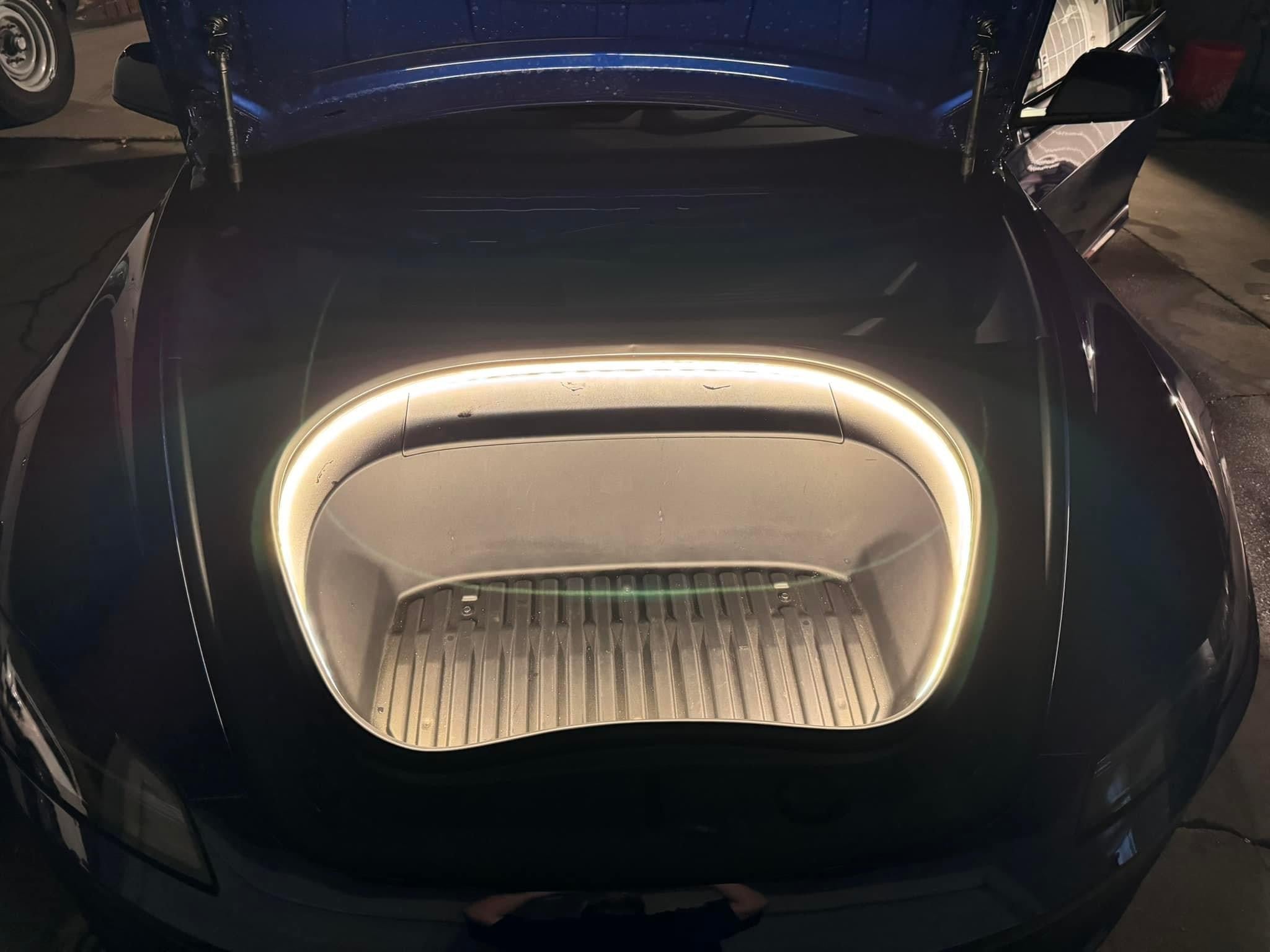 Front trunk PLUG/PLAY Led Strips for Tesla 2024+ Model 3 Highland| Easy install