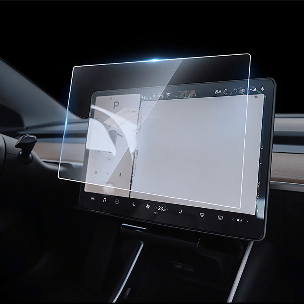 Tempered Glass Screen Protector for Tesla Model 3 & Model Y – Scratch-Resistant, Anti-Fingerprint, Easy Installation