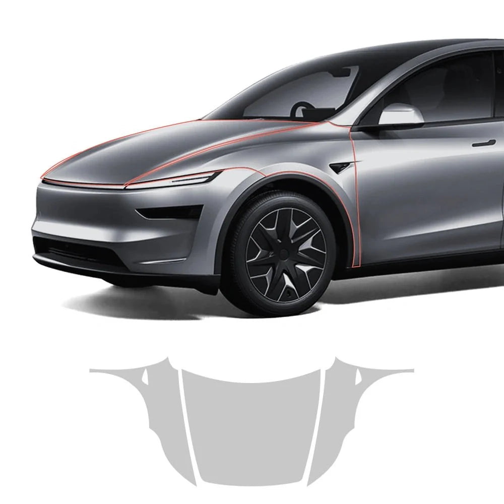 Glossy TPU Invisible Full Car Paint Protection Film (PPF) for Tesla Model YL 2026+
