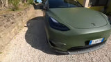 Tesla Model 3/Y/X/S & 2024 Model 3 Headlight PPF Pre-Cut Protection Film - UV-Activated Smoke Tint, Anti-Scratch TPU Cover