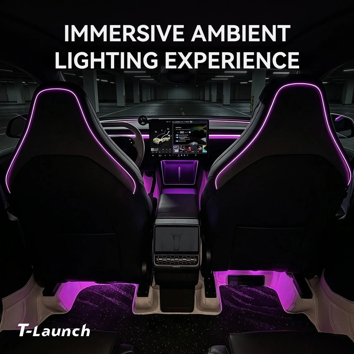 Interior RGB Ambient Lighting Kit for Tesla Model Y L 2026+