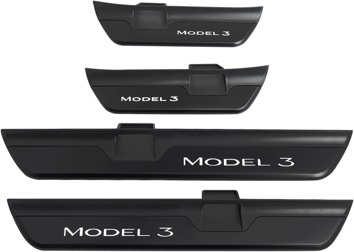 LED illuminated Welcome Pedal Door Sill Protector for Tesla Model 3