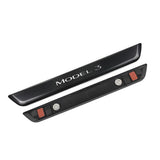 LED illuminated Welcome Pedal Door Sill Protector for Tesla Model 3
