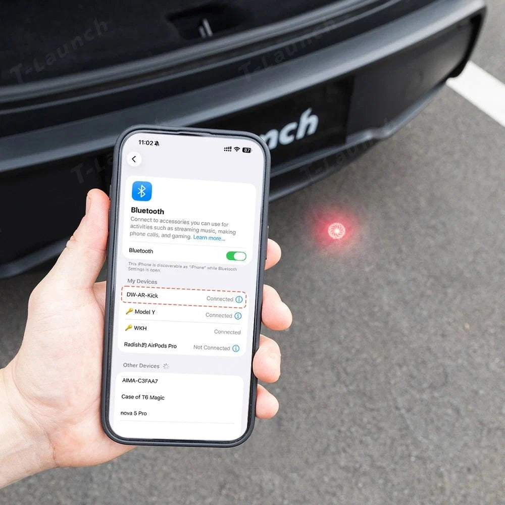 Laser-Guided Kick-to-Open Trunk Sensor for Tesla Model Y / Y Juniper / YL (2020–2026)
