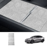 Alcantara Center Console Sticker Cover for Tesla Model Y L 2026+