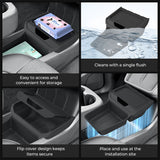 Lower Center Console Organizer Storage for Tesla Model Y Standard 2026+