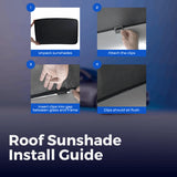 Bundle: Tesla Model 3 Highland 2024+ Sunshade Set (Roof+Windshield Glass Sunshade)