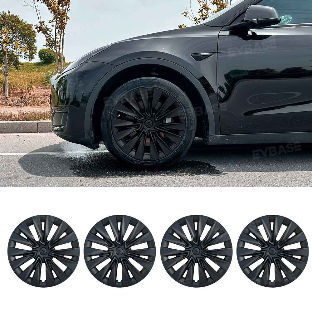 Tessgo 19" Turbine Style Full Wrapped Wheel Covers for Tesla Model Y