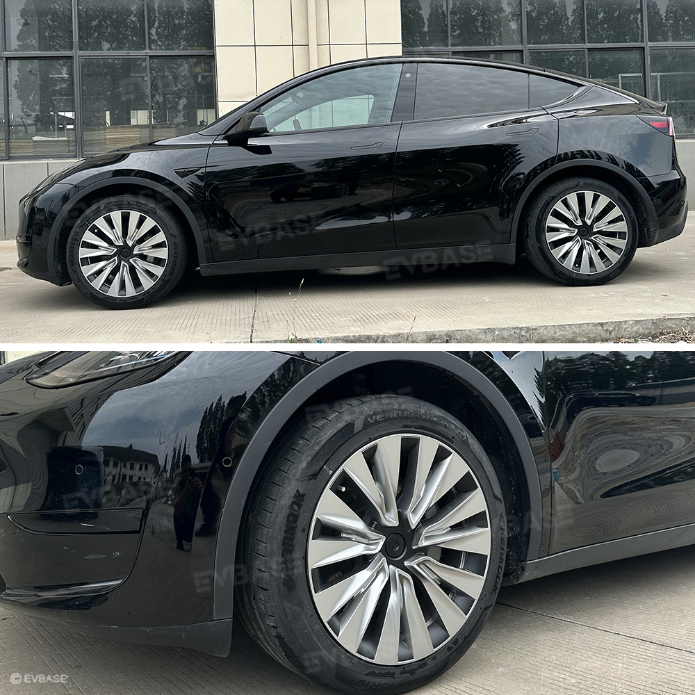 Tessgo 19" Turbine Style Full Wrapped Wheel Covers for Tesla Model Y