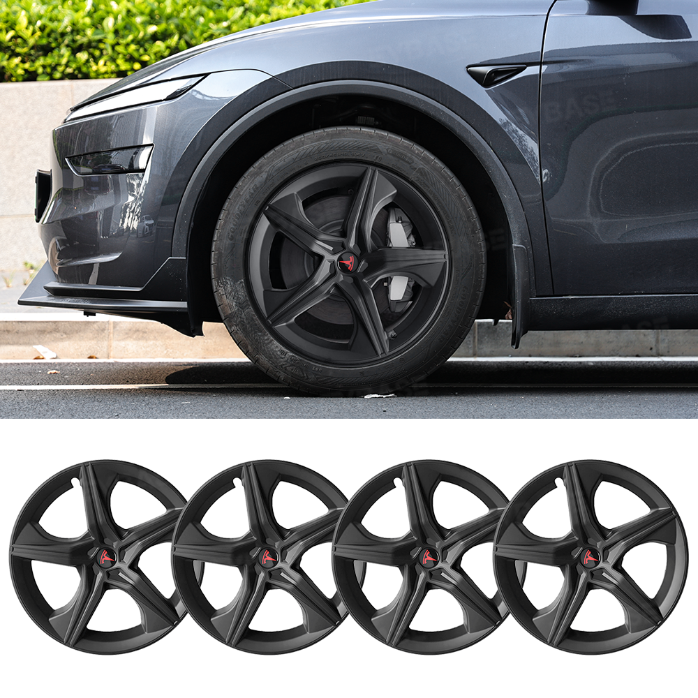 Tessgo Model Y Juniper 19" Wheel Covers Starfish Style Hubcaps for Tesla