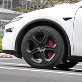 Model Y Juniper 19" Wheel Covers with Futuristic Off-Road Style Hubcaps Full Rim Protectors for Tesla