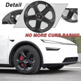 Model Y Juniper 19" Wheel Covers with Futuristic Off-Road Style Hubcaps Full Rim Protectors for Tesla