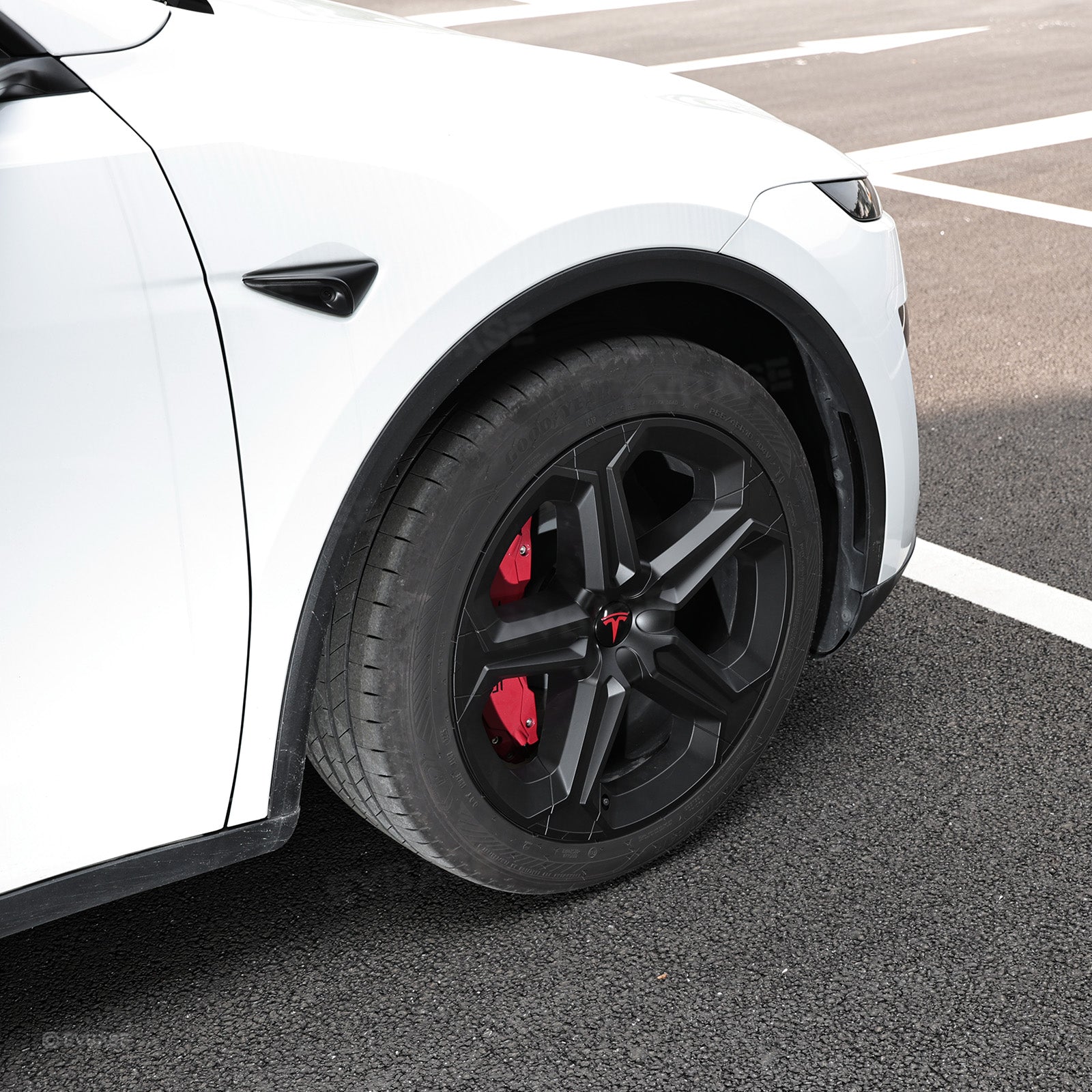 Tessgo "Nomad-Armor" 19" Futuristic Off-Road Wheel Covers for Model Y Juniper