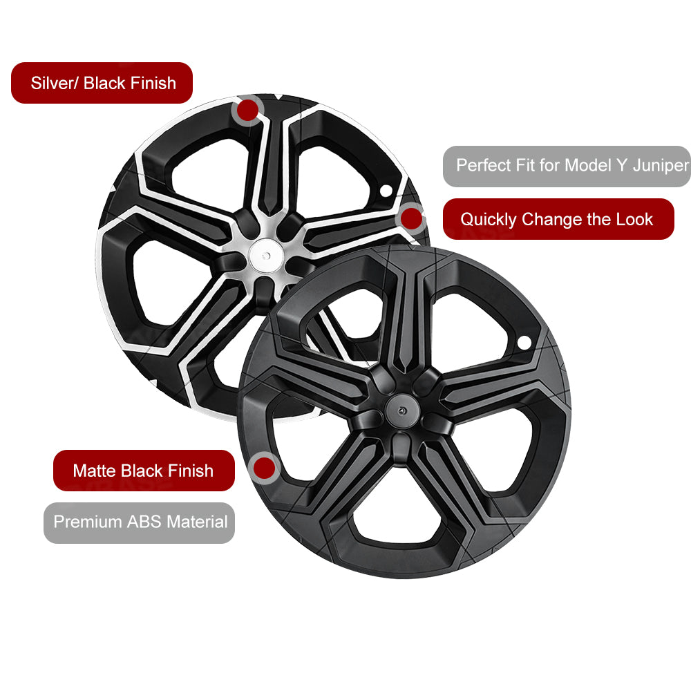 Tessgo "Nomad-Armor" 19" Futuristic Off-Road Wheel Covers for Model Y Juniper