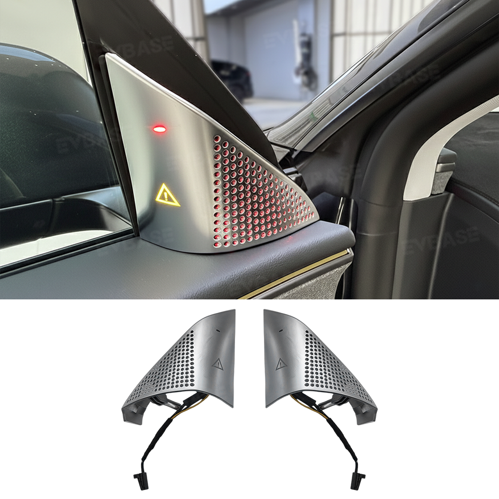 Tessgo Stainless Steel Blind Spot Monitor Cover For Tesla Model 3 Highland & Model Y 2025+