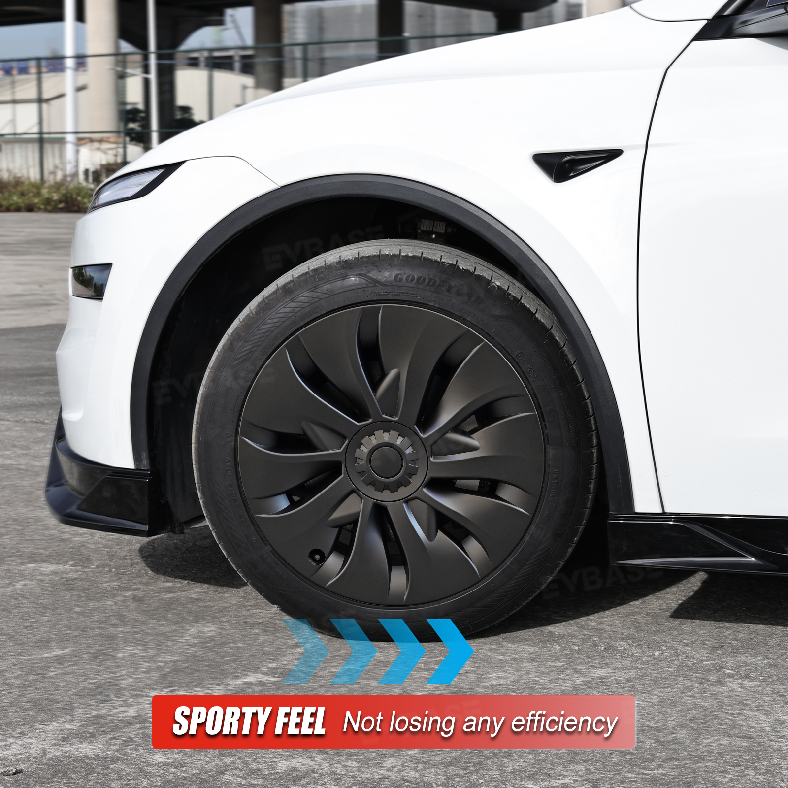 Tessgo 19" Aero Style Wheel Covers for Tesla Model Y Juniper (4PCS)