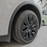 19" Aero Style Wheel Covers for Model Y Juniper Matte Black