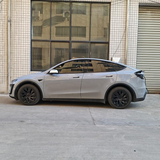 19" Aero Style Wheel Covers for Model Y Juniper Matte Black