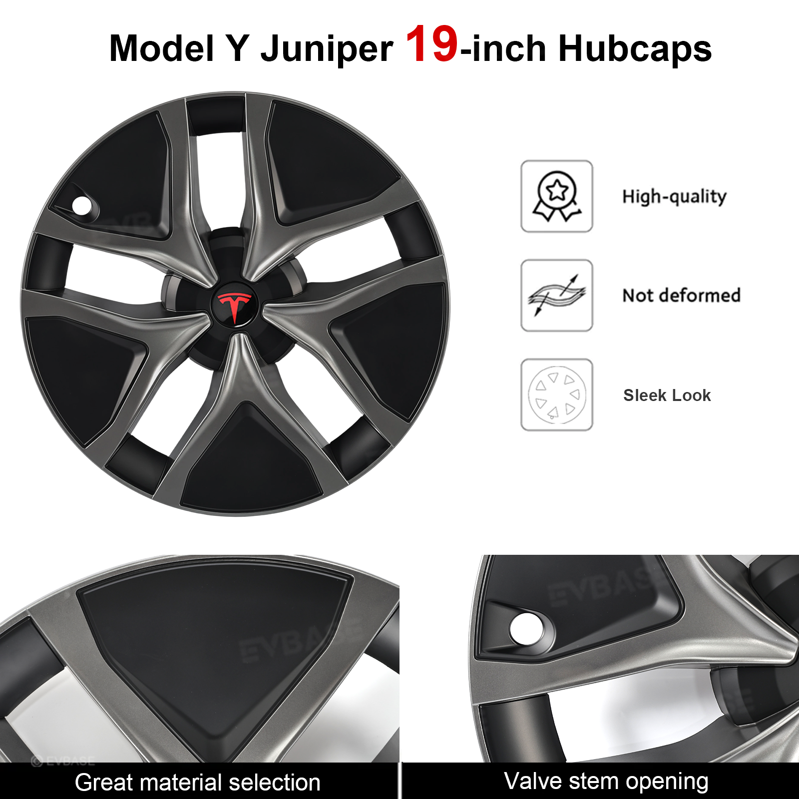 Tessgo "Elite-Series" 19" Performance Wheel Covers for Model Y & Juniper