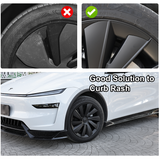 Induction Style 19" Wheel Covers for Model Y Juniper Matte Black Set of 4