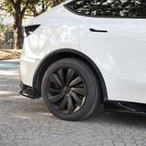 Induction Style 19" Wheel Covers for Model Y Juniper Matte Black Set of 4