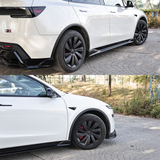 Induction Style 19" Wheel Covers for Model Y Juniper Matte Black Set of 4