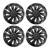 20" Helix Style Wheel Covers for Model Y Juniper Matte Black