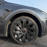 20" Helix Style Wheel Covers for Model Y Juniper Matte Black