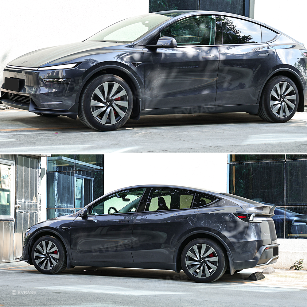 Tessgo "Helix-Aero" 19" Spiral Style Wheel Covers for Tesla Model Y Juniper 4PCS