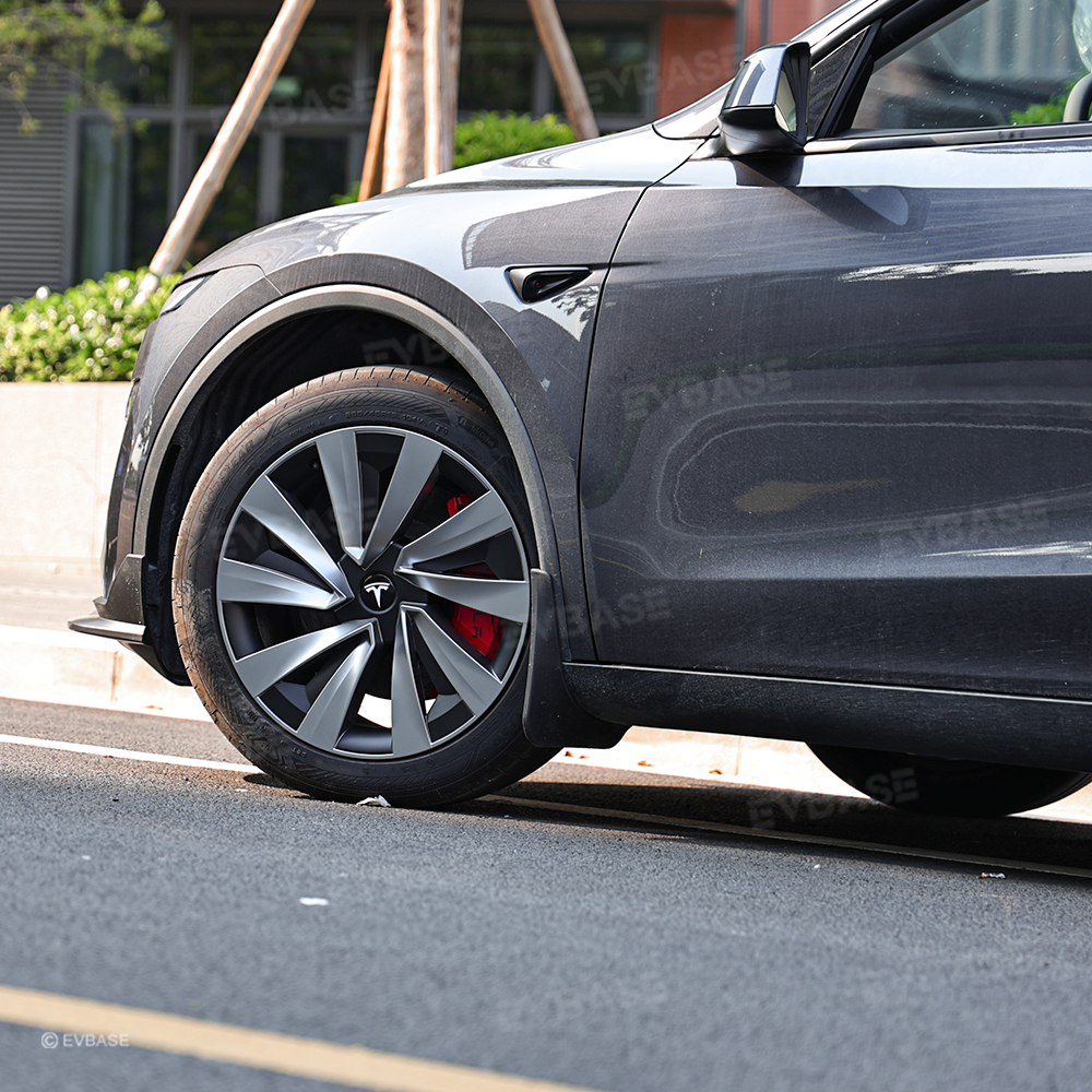 Tessgo "Helix-Aero" 19" Spiral Style Wheel Covers for Tesla Model Y Juniper 4PCS