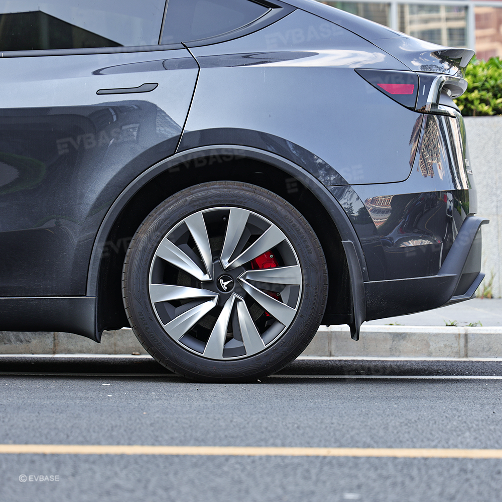 Tessgo "Helix-Aero" 19" Spiral Style Wheel Covers for Tesla Model Y Juniper 4PCS