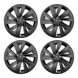 Model Y Juniper 19 Inch Wheel Covers for Tesla Crossflow Wheels Spiral Style Aero Hubcaps 4PCS