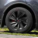 Model Y Juniper 19 Inch Wheel Covers for Tesla Crossflow Wheels Spiral Style Aero Hubcaps 4PCS