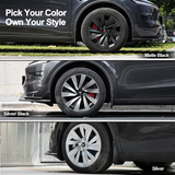 Spiral Aero 19" Wheel Covers for Model Y Juniper 2025.03+