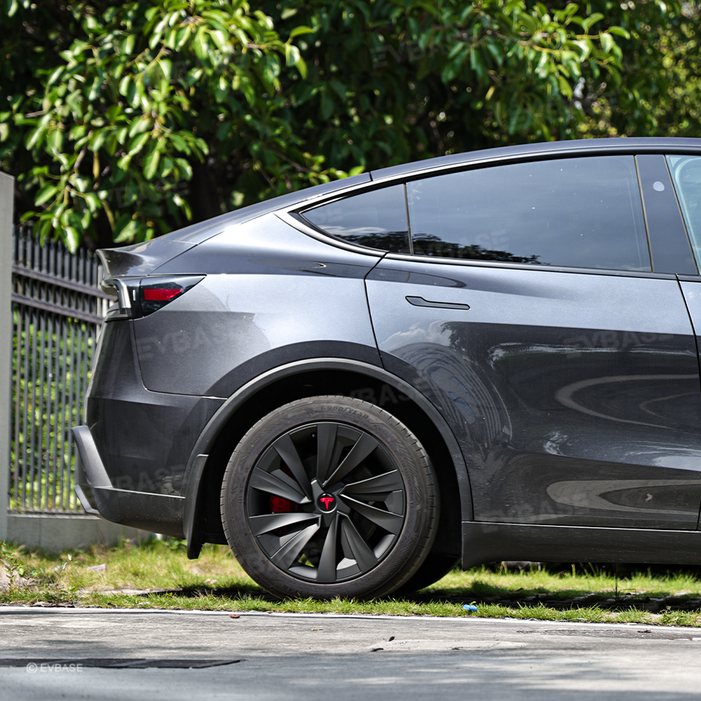 Tessgo "Helix-Aero" 19" Spiral Style Wheel Covers for Tesla Model Y Juniper 4PCS