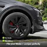 Spiral Aero 19" Wheel Covers for Model Y Juniper 2025.03+