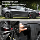 Tessgo "Vortex-Aero" 19" Spiral Style Wheel Covers for Tesla Model Y Juniper