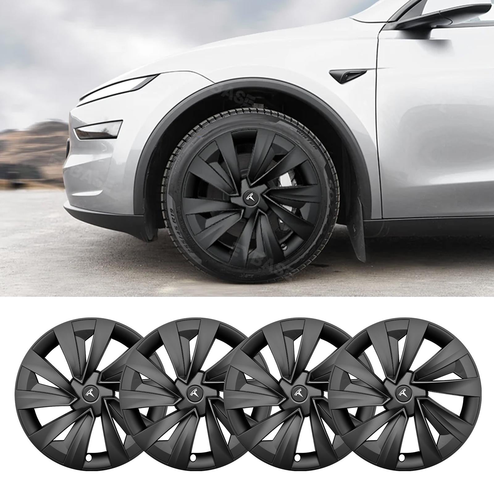 Tessgo 19" Turbine Style Full Wrapped Wheel Covers for Tesla Model Y
