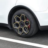 Model Y/ Y Juniper Wheel Covers 19 Inch Hex Wedge Hubcaps Honeycomb Wheels Style for Tesla