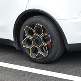 Model Y/ Y Juniper Wheel Covers 19 Inch Hex Wedge Hubcaps Honeycomb Wheels Style for Tesla