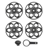 Model Y/ Y Juniper Wheel Covers 19 Inch Hex Wedge Hubcaps Honeycomb Wheels Style for Tesla