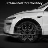 Model Y/ Y Juniper Wheel Covers 19 Inch Hex Wedge Hubcaps Honeycomb Wheels Style for Tesla