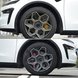 Model Y/ Y Juniper Wheel Covers 19 Inch Hex Wedge Hubcaps Honeycomb Wheels Style for Tesla