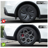 Model Y/ Y Juniper Wheel Covers 19 Inch Hex Wedge Hubcaps Honeycomb Wheels Style for Tesla